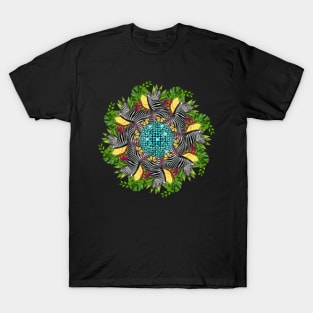 Disco zebra mandala T-Shirt